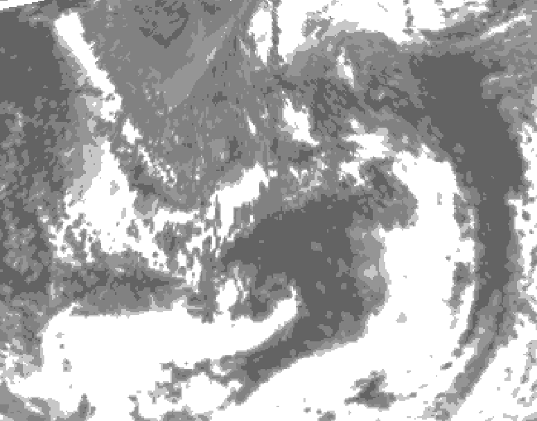 GDPS total cloud 060 hour forecast chart for Canada based on 2026/09/13 0000Z data