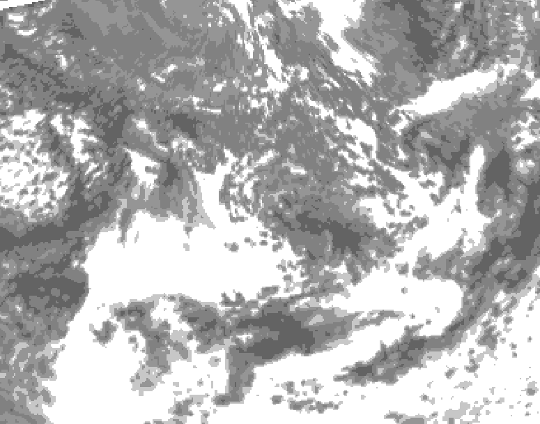 GDPS total cloud 150 hour forecast chart for Canada based on 2026/09/13 0000Z data