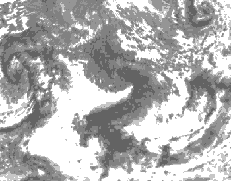 GDPS total cloud 204 hour forecast chart for Canada based on 2026/09/13 0000Z data