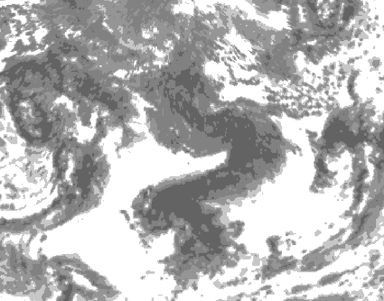 GDPS total cloud 210 hour forecast chart for Canada based on 2026/09/13 0000Z data
