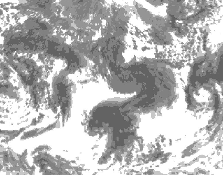 GDPS total cloud 216 hour forecast chart for Canada based on 2026/09/13 0000Z data