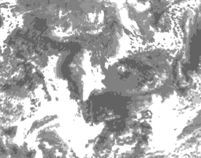GDPS total cloud 228 hour forecast chart for Canada based on 2026/09/13 0000Z data