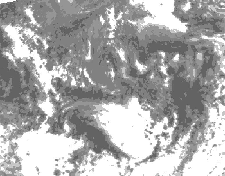 GDPS total cloud 024 hour forecast chart for Canada based on 2026/09/13 1200Z data