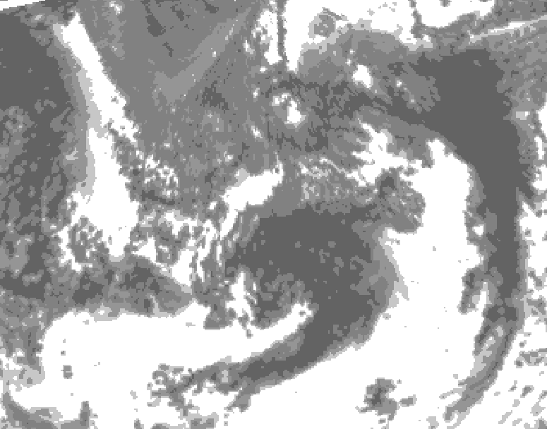 GDPS total cloud 048 hour forecast chart for Canada based on 2026/09/13 1200Z data
