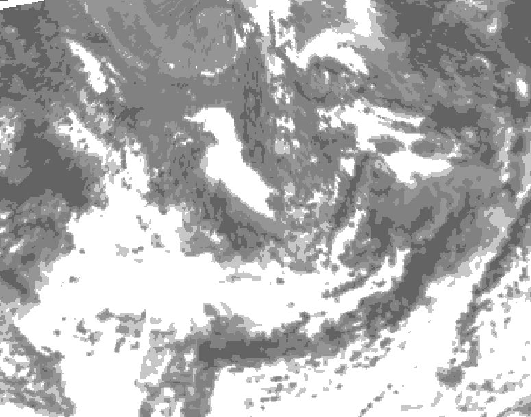 GDPS total cloud 108 hour forecast chart for Canada based on 2026/09/13 1200Z data
