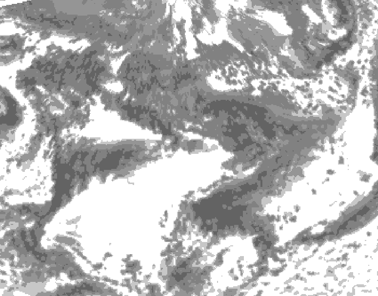 GDPS total cloud 204 hour forecast chart for Canada based on 2026/09/13 1200Z data