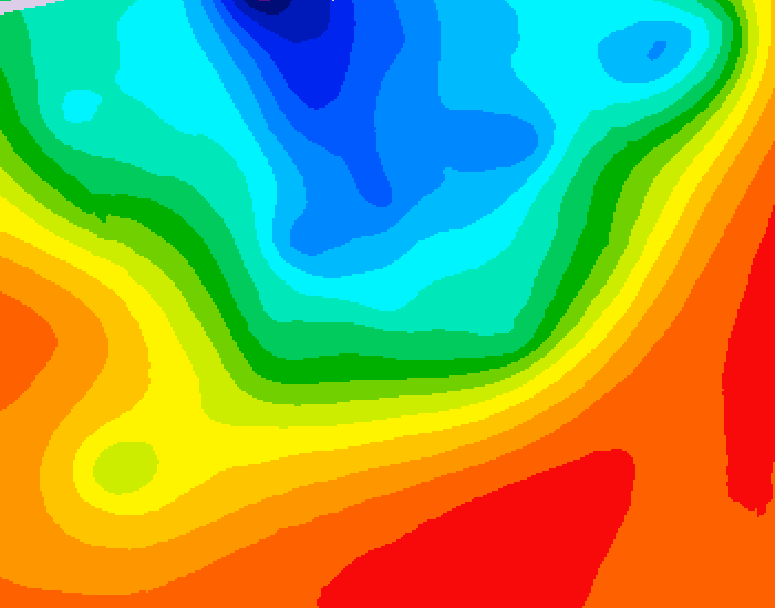 GDPS 500 millibar geopotential height 060 hour forecast chart for Canada based on 2026/09/14 0000Z data
