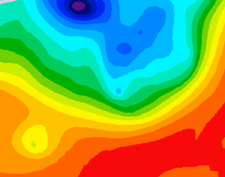 GDPS 500 millibar geopotential height 084 hour forecast chart for Canada based on 2026/09/14 0000Z data