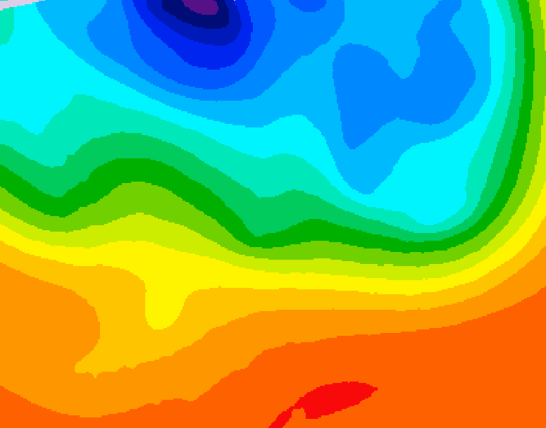 GDPS 500 millibar geopotential height 120 hour forecast chart for Canada based on 2026/09/14 0000Z data