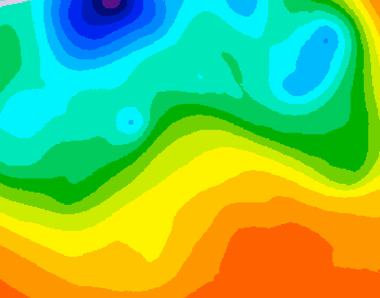 GDPS 500 millibar geopotential height 234 hour forecast chart for Canada based on 2026/09/14 0000Z data