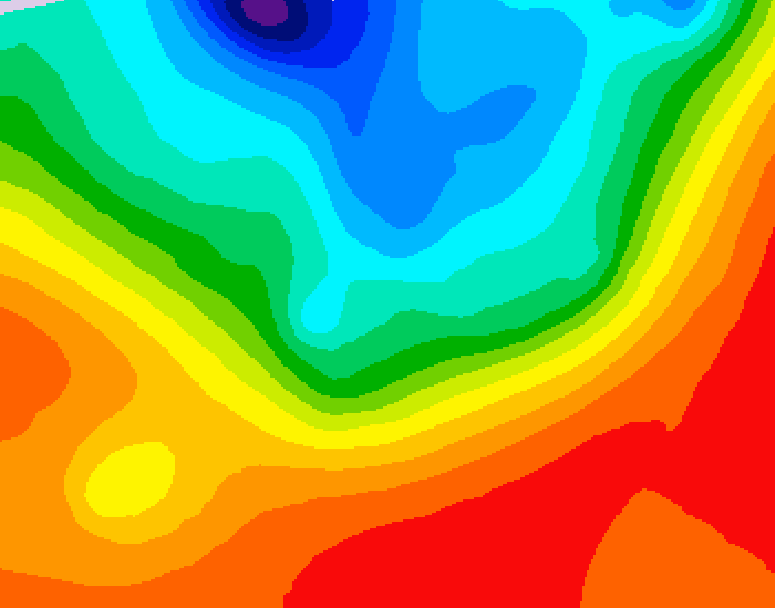 GDPS 500 millibar geopotential height 060 hour forecast chart for Canada based on 2026/09/14 1200Z data