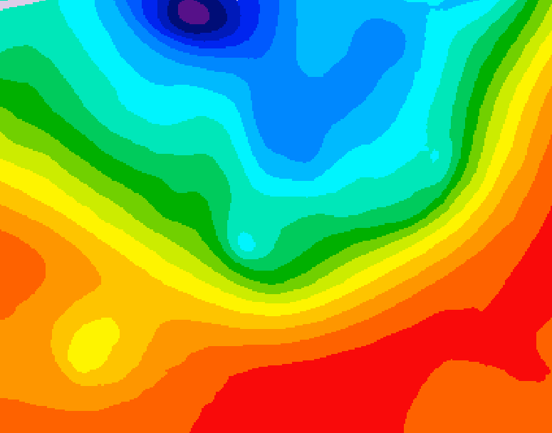 GDPS 500 millibar geopotential height 066 hour forecast chart for Canada based on 2026/09/14 1200Z data