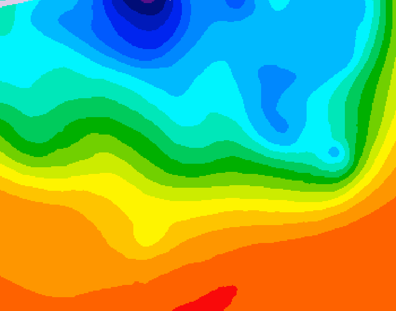 GDPS 500 millibar geopotential height 108 hour forecast chart for Canada based on 2026/09/14 1200Z data
