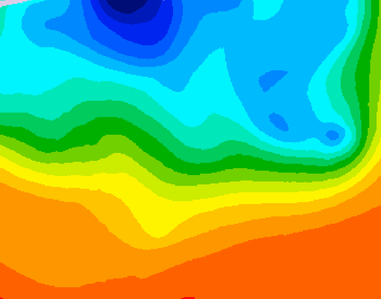 GDPS 500 millibar geopotential height 114 hour forecast chart for Canada based on 2026/09/14 1200Z data