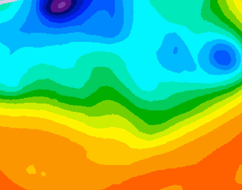 GDPS 500 millibar geopotential height 138 hour forecast chart for Canada based on 2026/09/14 1200Z data