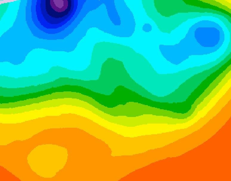 GDPS 500 millibar geopotential height 156 hour forecast chart for Canada based on 2026/09/14 1200Z data
