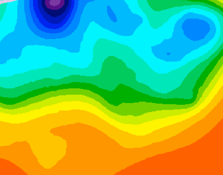 GDPS 500 millibar geopotential height 162 hour forecast chart for Canada based on 2026/09/14 1200Z data