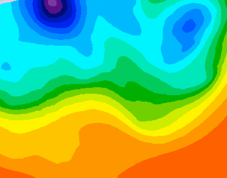 GDPS 500 millibar geopotential height 174 hour forecast chart for Canada based on 2026/09/14 1200Z data