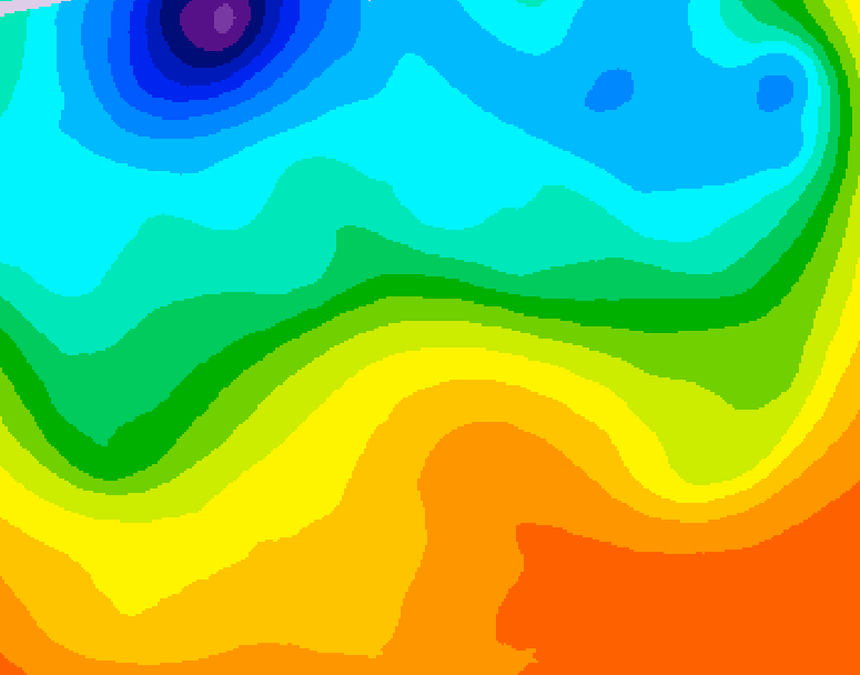 GDPS 500 millibar geopotential height 204 hour forecast chart for Canada based on 2026/09/14 1200Z data