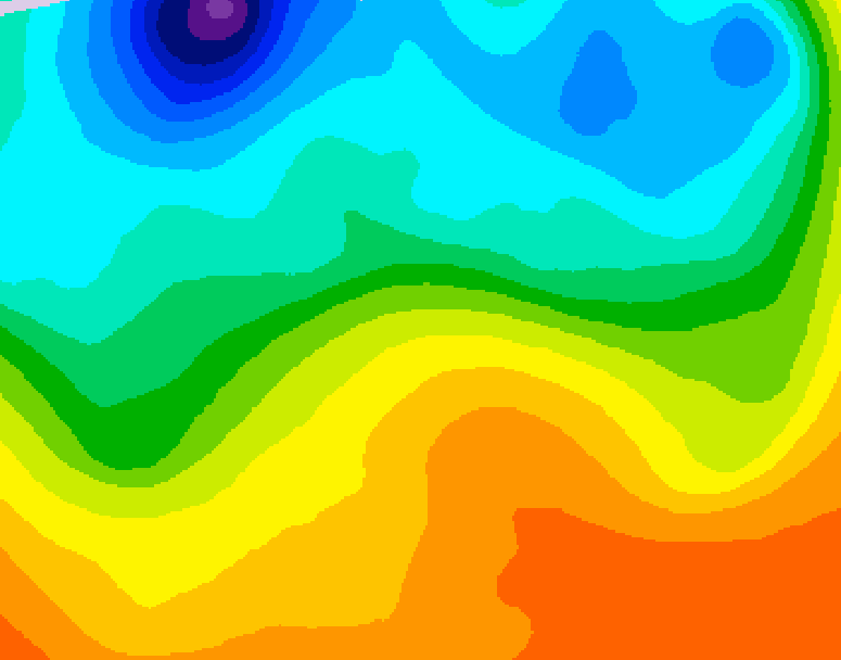 GDPS 500 millibar geopotential height 210 hour forecast chart for Canada based on 2026/09/14 1200Z data