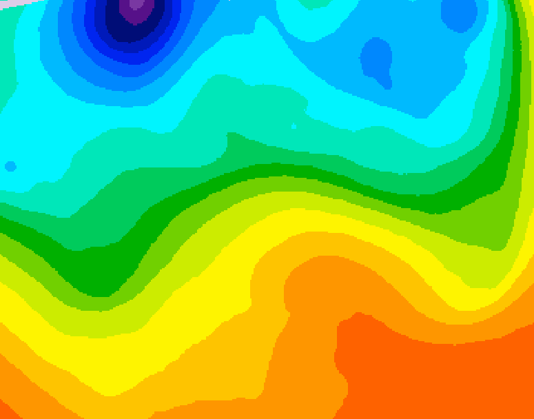GDPS 500 millibar geopotential height 216 hour forecast chart for Canada based on 2026/09/14 1200Z data