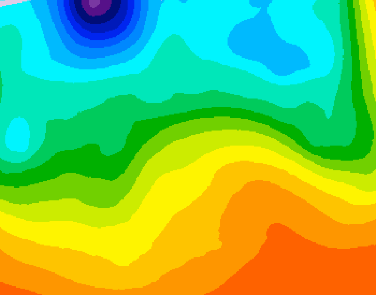GDPS 500 millibar geopotential height 234 hour forecast chart for Canada based on 2026/09/14 1200Z data