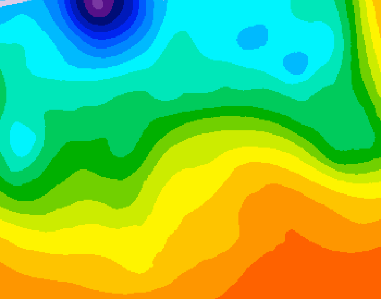 GDPS 500 millibar geopotential height 240 hour forecast chart for Canada based on 2026/09/14 1200Z data