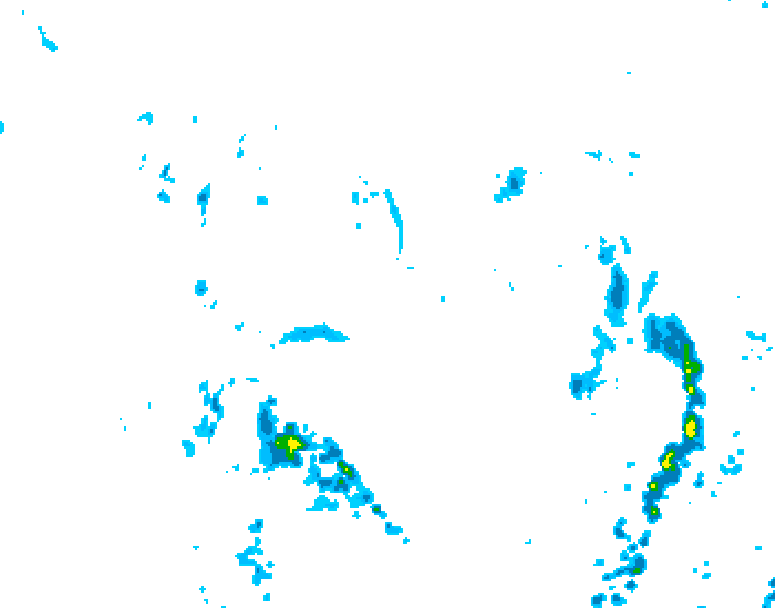 GDPS precipitation 012 hour forecast chart for Canada based on 2026/09/14 0000Z data