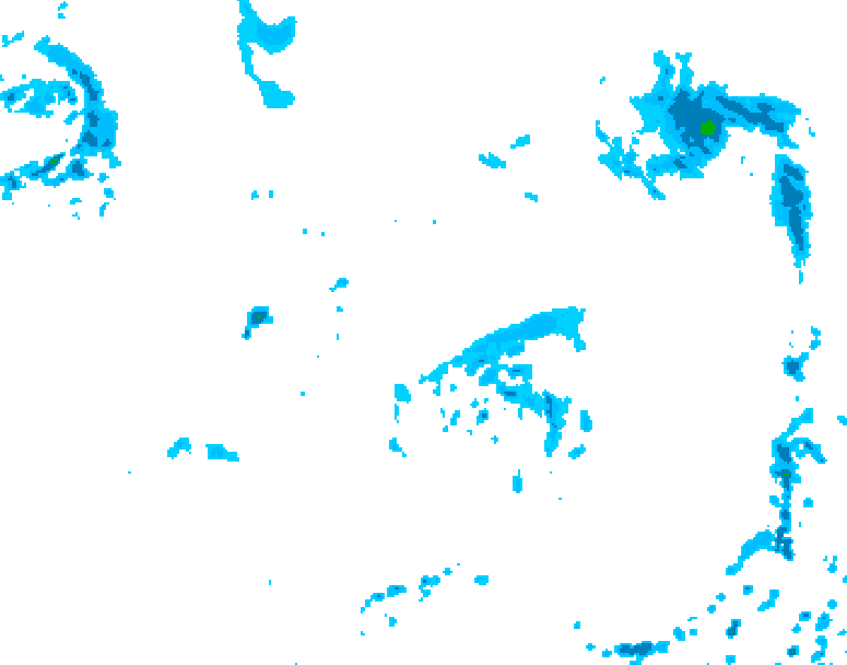 GDPS precipitation 030 hour forecast chart for Canada based on 2026/09/14 1200Z data