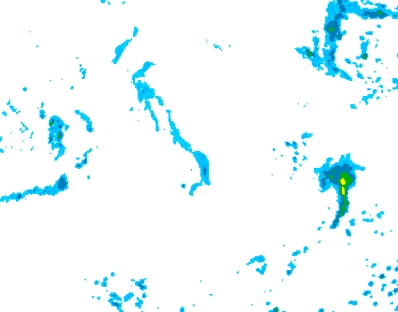 GDPS precipitation 156 hour forecast chart for Canada based on 2026/09/14 1200Z data