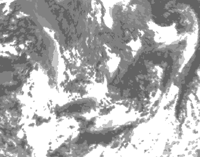 GDPS total cloud 060 hour forecast chart for Canada based on 2026/09/14 0000Z data