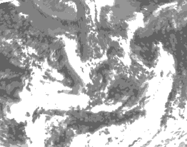 GDPS total cloud 084 hour forecast chart for Canada based on 2026/09/14 0000Z data