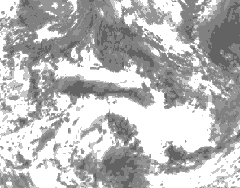 GDPS total cloud 216 hour forecast chart for Canada based on 2026/09/14 0000Z data