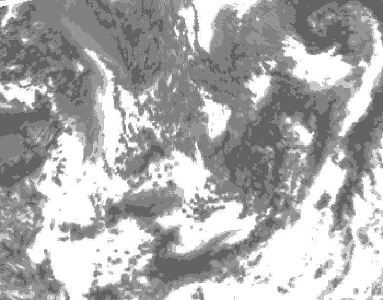 GDPS total cloud 048 hour forecast chart for Canada based on 2026/09/14 1200Z data
