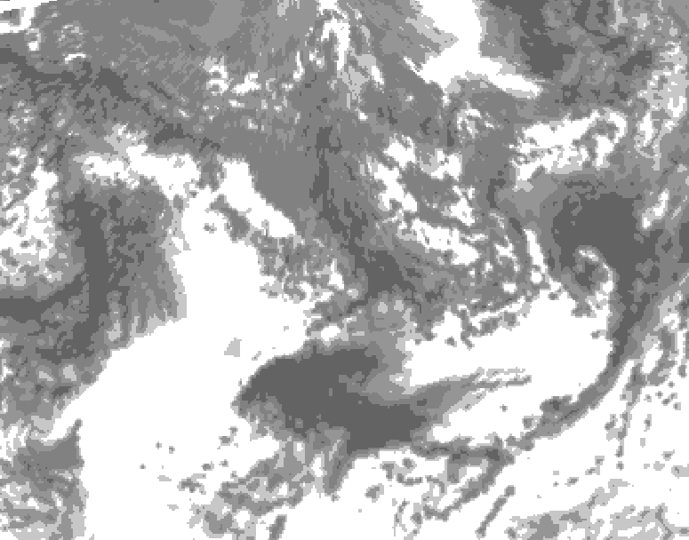GDPS total cloud 108 hour forecast chart for Canada based on 2026/09/14 1200Z data
