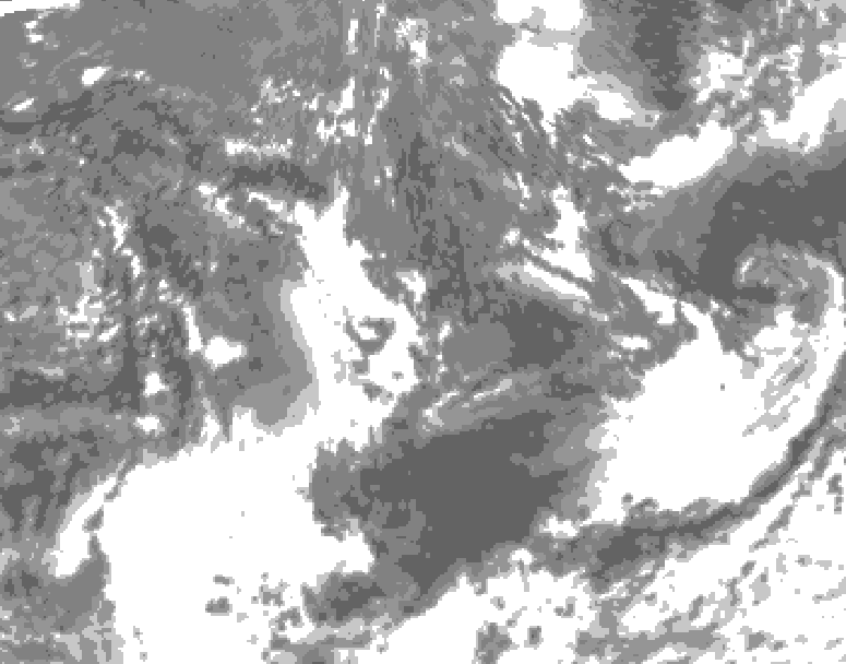 GDPS total cloud 120 hour forecast chart for Canada based on 2026/09/14 1200Z data
