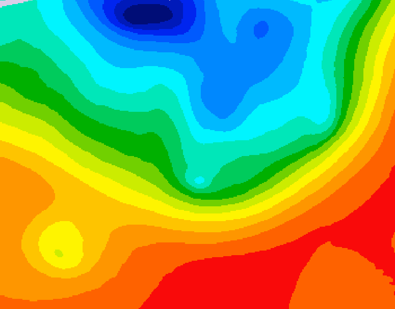 GDPS 500 millibar geopotential height 060 hour forecast chart for Canada based on 2026/09/15 0000Z data