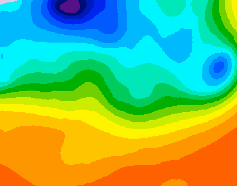 GDPS 500 millibar geopotential height 120 hour forecast chart for Canada based on 2026/09/15 0000Z data