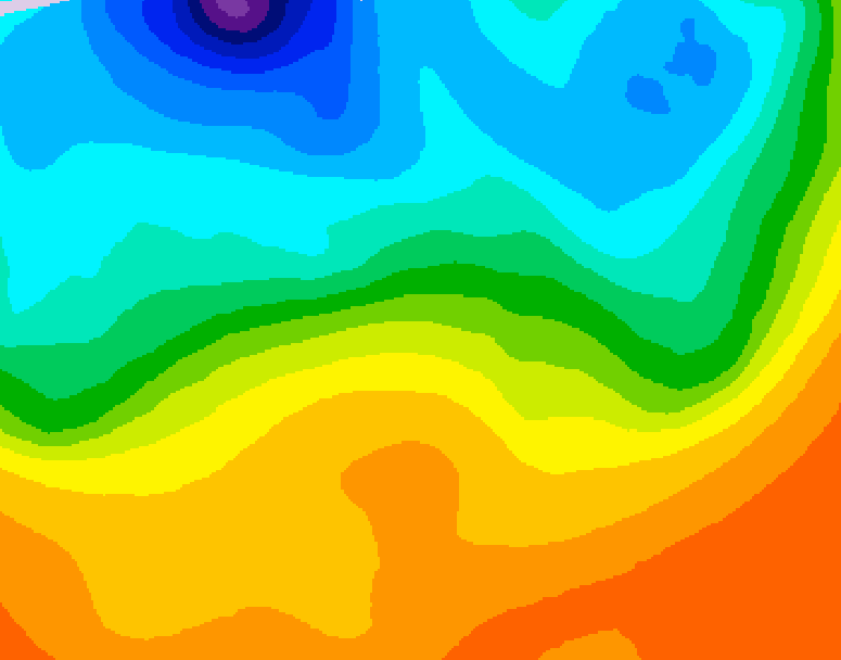 GDPS 500 millibar geopotential height 168 hour forecast chart for Canada based on 2026/09/15 0000Z data
