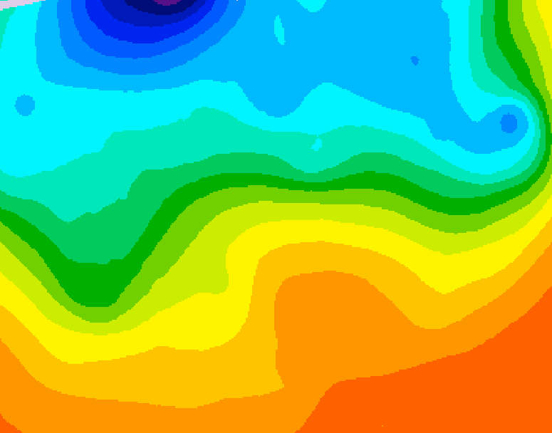 GDPS 500 millibar geopotential height 192 hour forecast chart for Canada based on 2026/09/15 0000Z data