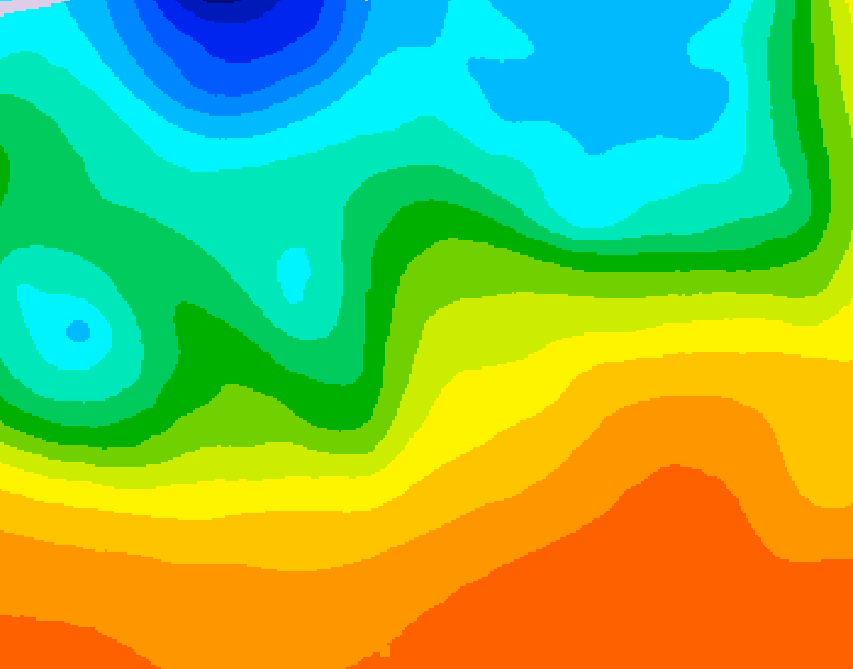 GDPS 500 millibar geopotential height 234 hour forecast chart for Canada based on 2026/09/15 0000Z data