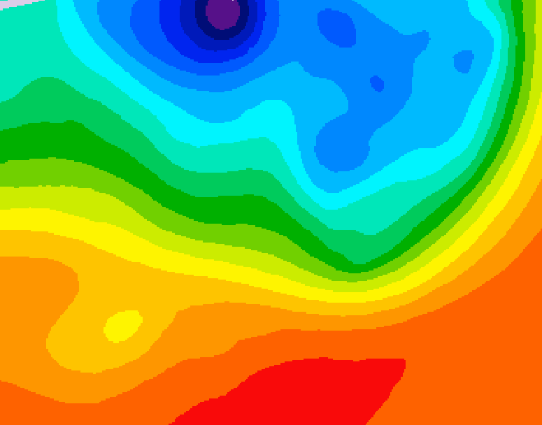 GDPS 500 millibar geopotential height 066 hour forecast chart for Canada based on 2026/09/15 1200Z data