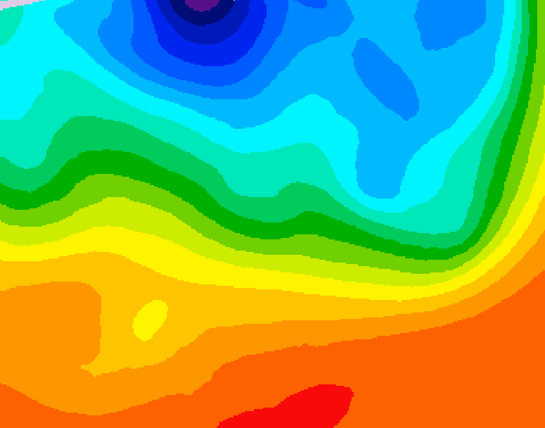 GDPS 500 millibar geopotential height 084 hour forecast chart for Canada based on 2026/09/15 1200Z data