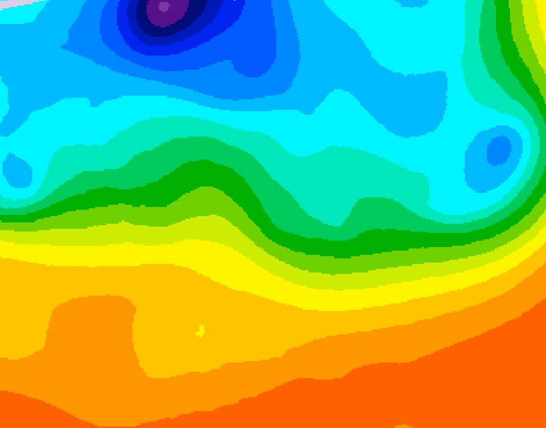 GDPS 500 millibar geopotential height 108 hour forecast chart for Canada based on 2026/09/15 1200Z data