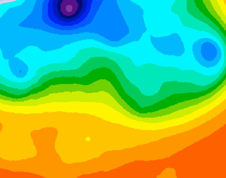 GDPS 500 millibar geopotential height 120 hour forecast chart for Canada based on 2026/09/15 1200Z data
