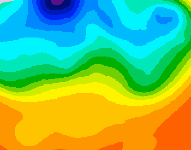 GDPS 500 millibar geopotential height 144 hour forecast chart for Canada based on 2026/09/15 1200Z data