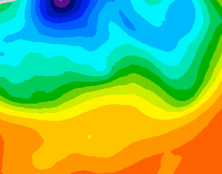 GDPS 500 millibar geopotential height 156 hour forecast chart for Canada based on 2026/09/15 1200Z data