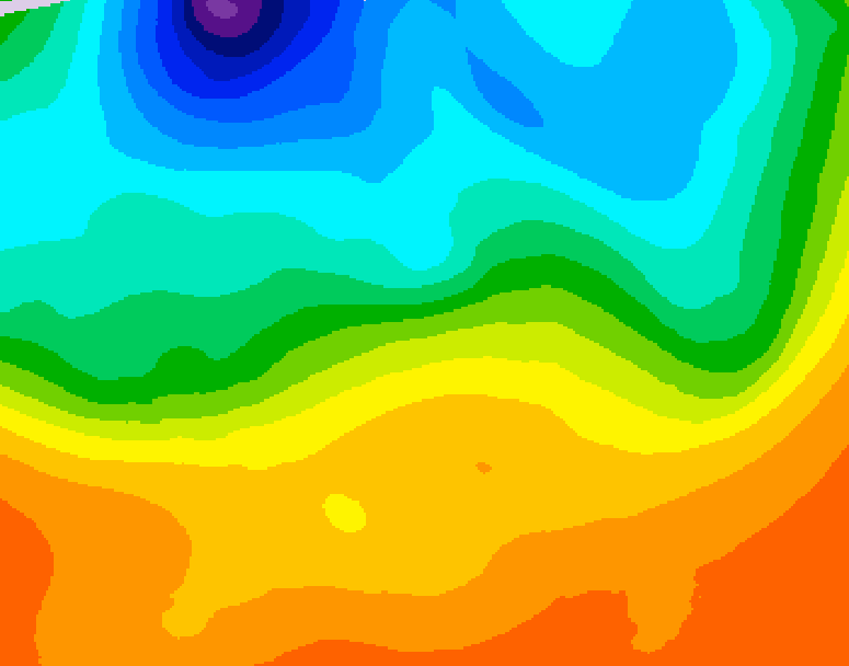 GDPS 500 millibar geopotential height 162 hour forecast chart for Canada based on 2026/09/15 1200Z data