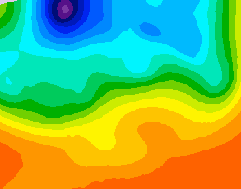 GDPS 500 millibar geopotential height 174 hour forecast chart for Canada based on 2026/09/15 1200Z data