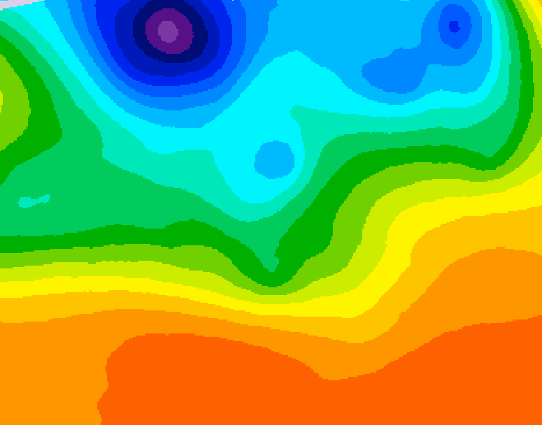 GDPS 500 millibar geopotential height 210 hour forecast chart for Canada based on 2026/09/15 1200Z data